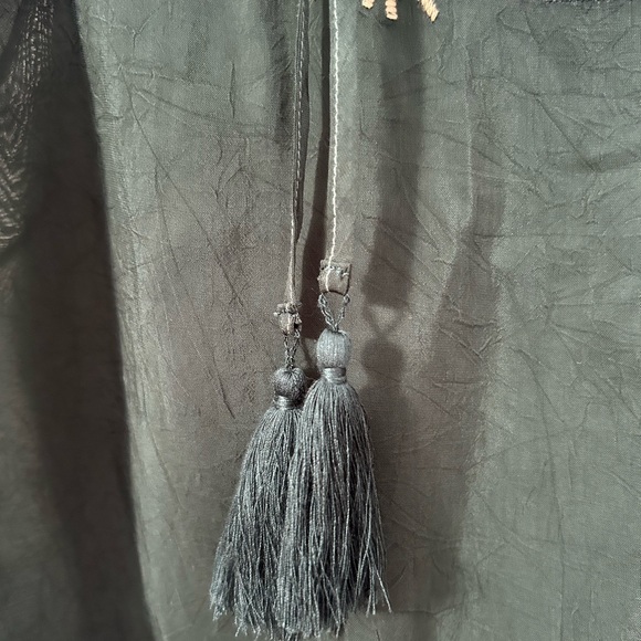 $365 JOHNNY WAS sz S Zadonia Embroidered Peasant Top Blouse Sold Out - Picture 11 of 13